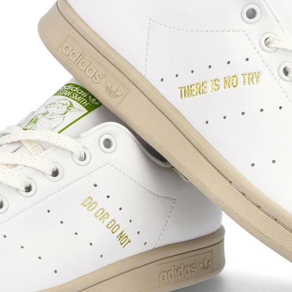 Adidas Originals Stan Smith x Star Wars Yoda White Green FY5463 Mens Size 9.5 main image 5